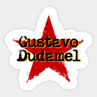 best vintage star Gustavo Dudamel Sticker